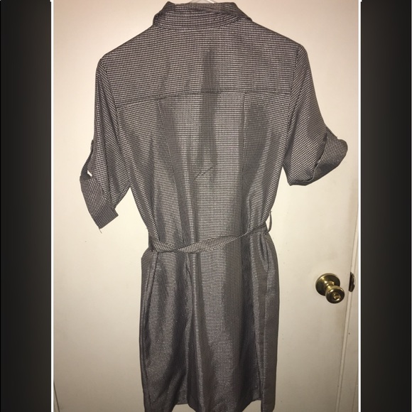 Shelby & Palmer Black/White Gingham Dress Size 8 - Picture 5 of 7